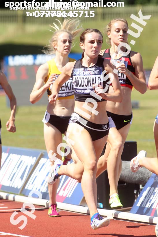 Womens 1500 metres, British World Championship Team Trials, Alexander Stadium, Birmingham